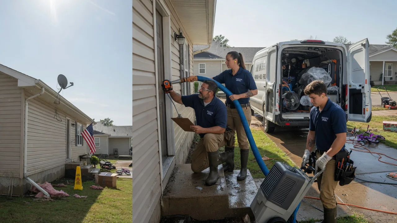 Ceiling Water Damage Restoration in Tilden, IL near me